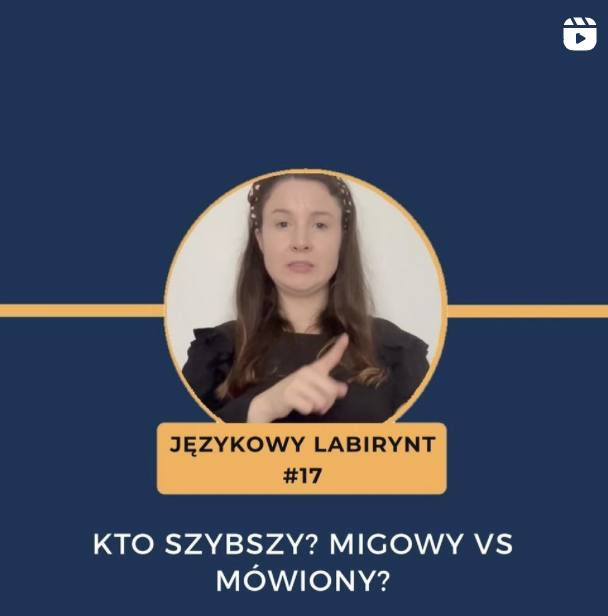 Kto szybszy? Migowy vs mówiony?